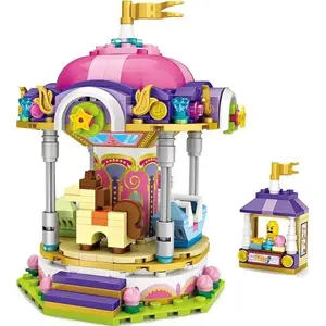 Construction Toy Loz Mini Carousel building blocks set model 518150 for children