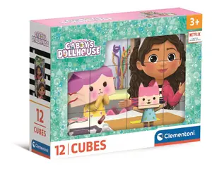 Clementoni 41193 Learning Toy Gabby Dollhouse Blocks for Girls from 3 Years