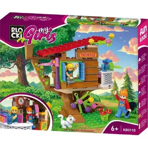 Playset Icom Klocki Blocki MyGirls Domek Na Drzewie KB0110 – building blocks playset, themed treehouse