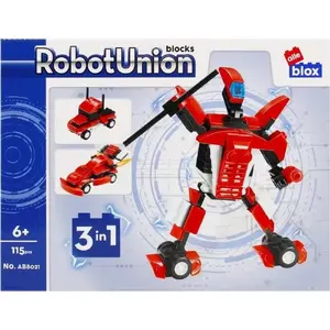 Construction blocks set ALLEBLOX Robot — 115 pieces, modular building toy
