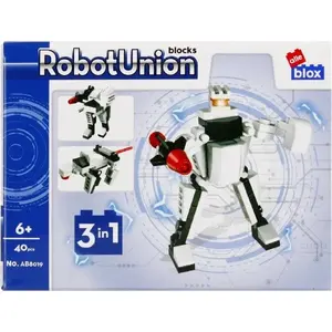 Construction Blocks ALLEBLOX Robot — 40-piece building set, modular pieces for creative assembly