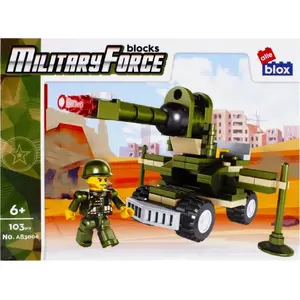 Construction Blocks ALLEBLOX MILIT 96–104 pcs, dimensions 19×14×5 cm, brand ALLEBLOX