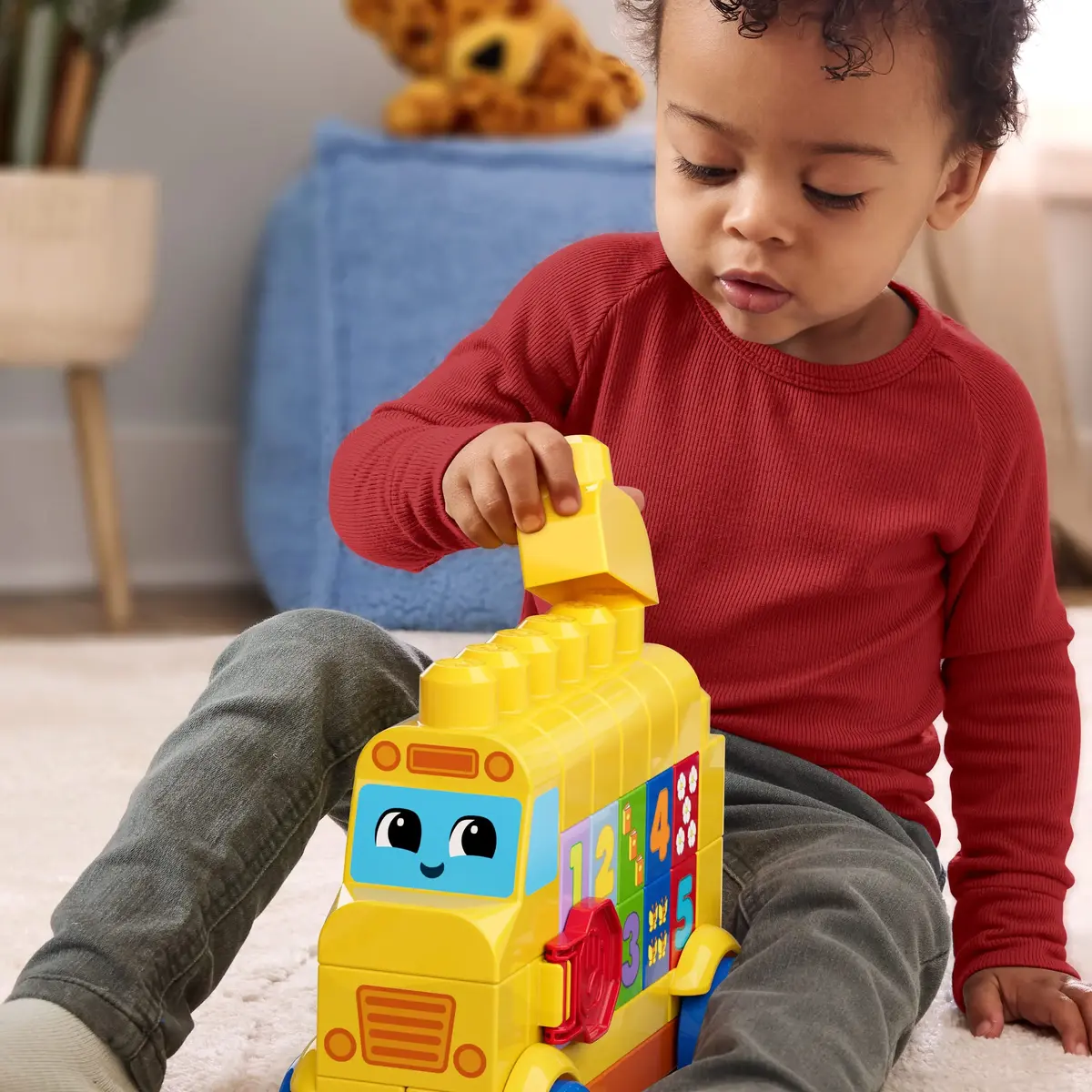 MATTEL MEGA BLOKS First Builders Build & Count Bus 45 шт. Photo 4