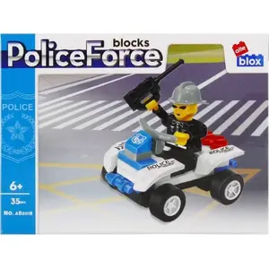 Construction Blocks ALLEBLOX Police Building Set by ALLEBLOX, model AB2018
