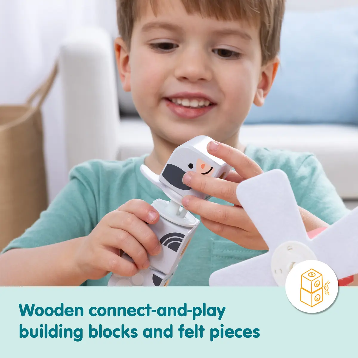 Melissa & Doug Blockables Koka rotaļlietu komplekts Photo 5