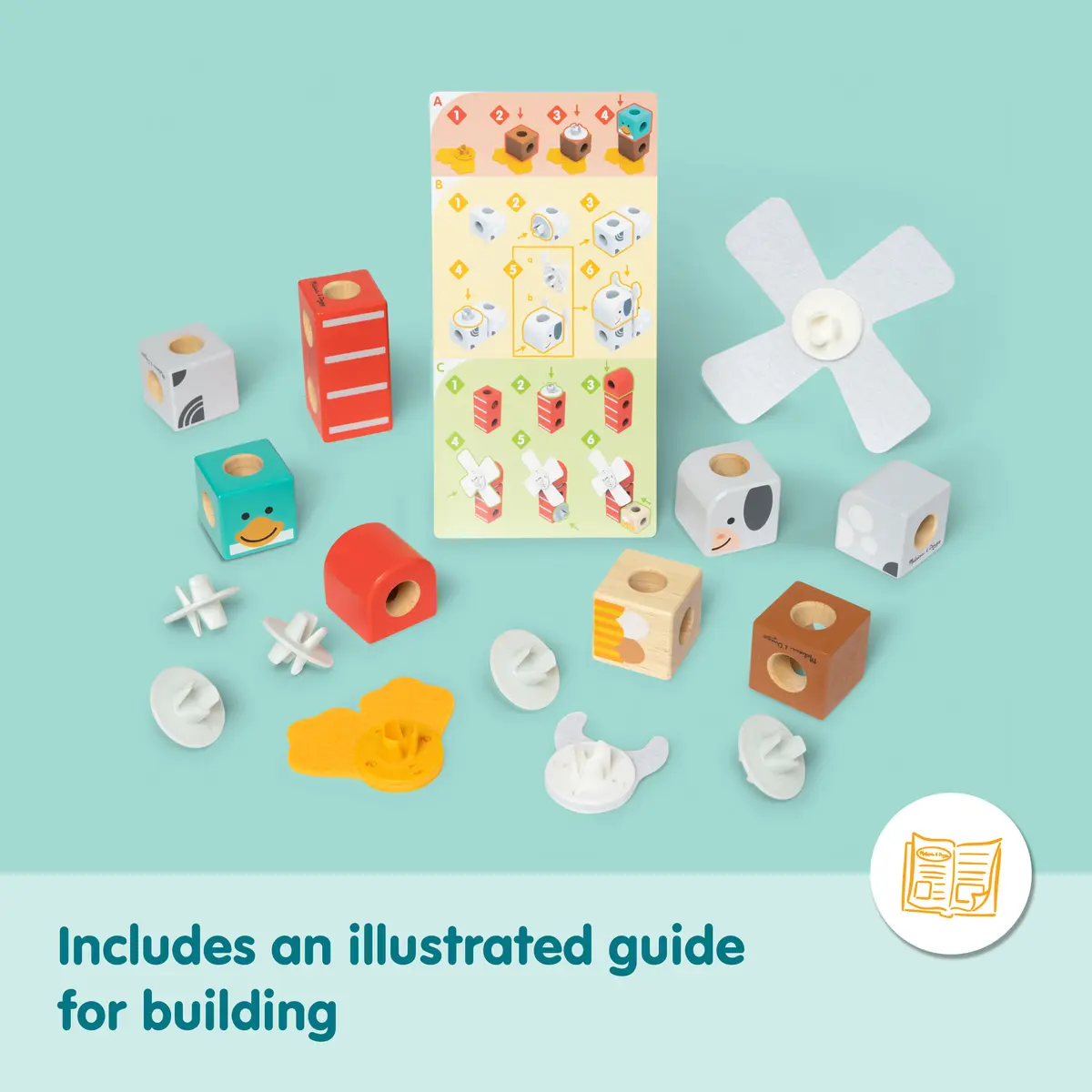 Melissa & Doug Blockables Koka rotaļlietu komplekts Photo 6