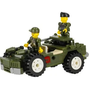 Building Blocks Set ALLEBLOX AB3031 — Militaria 3-in-1 Military Vehicle, 180 pieces