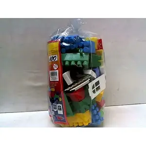 BAJA building set — 100 pieces construction blocks, assorted shapes and colors