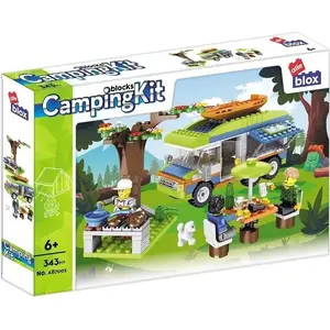 Konstruktors ALLEBLOX KAMPI 343EL, plastmasas bloki, izmēri 45×29×6 mm, komplekts 12/24 gab.