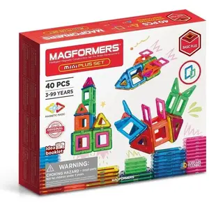 MAGFORMERS Набор Klocki Mini Plus 40 шт. EDUKAMP — магнитный конструктор для детей