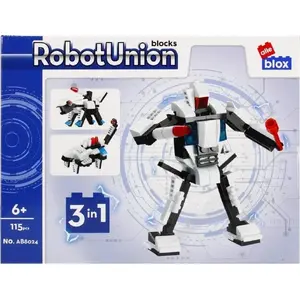 Construction Blocks ALLEBLOX Robot 115 pieces — building set for assembling robotic models