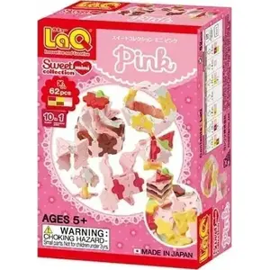 Educational Building Blocks Mini Pink by No name – compact educational playset, assorted small plastic bricks