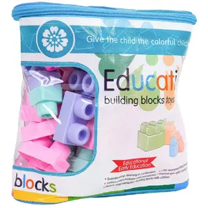 Soft Building Blocks Set Ramiz ZKL.66125-3 — 56 pieces, soft foam/plastic construction blocks for toddlers