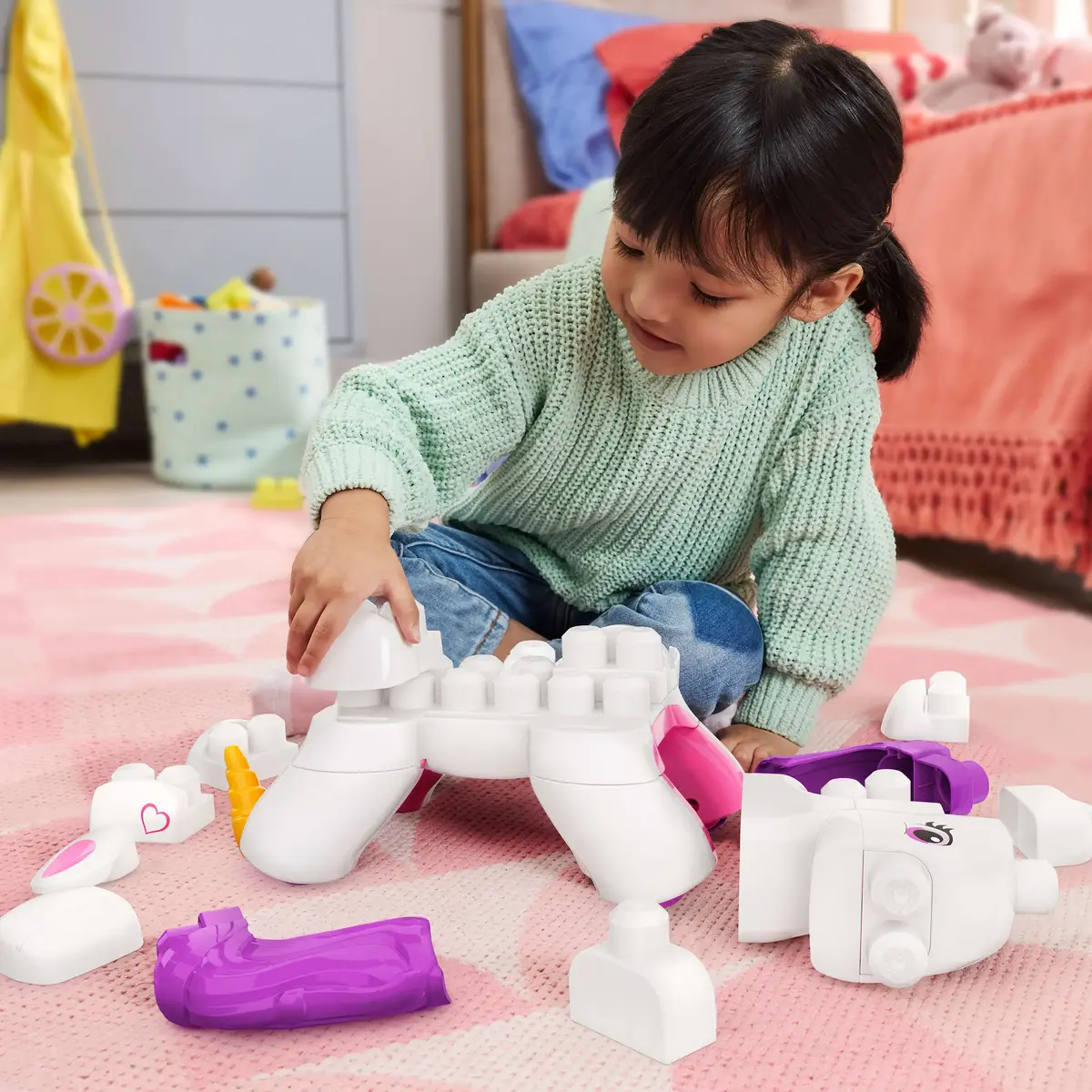 MATTEL MEGA BLOKS Build & Enchant Unicorn — 26 шт. Photo 2