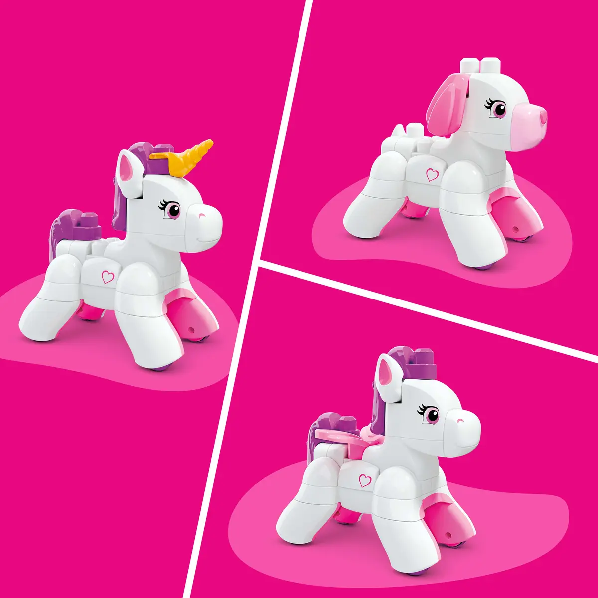 MATTEL MEGA BLOKS Build & Enchant Unicorn — 26 шт. Photo 3