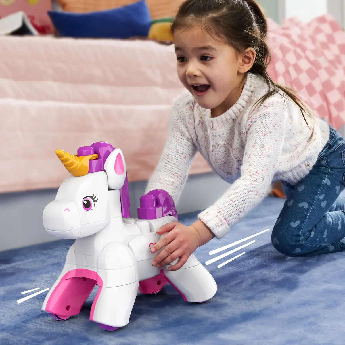 MATTEL MEGA BLOKS Build & Enchant Unicorn — 26 шт. Photo 6