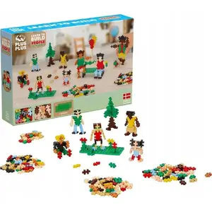 Construction toy set plus plus PLUS-PLUS NAUCZ SIĘ BUDOWAĆ LUDZI Z CAŁEGO ŚWIATA