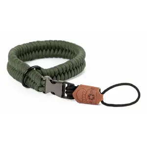 Fotokameras siksna Teesar C-Rope Claw priekš digitālajām kamerām, neilons, olīvu krāsa, maks. garums 30 cm, dziļums 430 mm