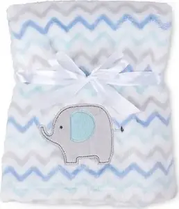Blanket BabyMatex Ricco 75×100 cm with embroidery, universal baby blanket