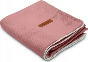 Плед-коcынка Sensillo KOC VELVET BRUDNY RÓŻ 75x100 — Sensillo, 75×100 см велюровый плед