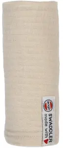 Swaddler Seersucker cotton diaper 120x120 cm by Static Control, model SW 093, Birch color