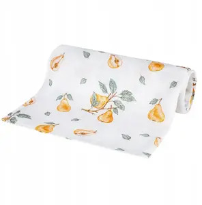 Bocioland bambusa autiņpārklājs 75×75 cm — BL211 (bumbieru raksts)