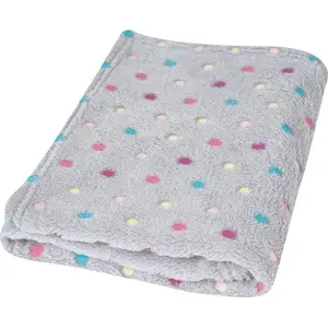 Blanket BabyMatex Milly 75×100 cm — colorful dots design