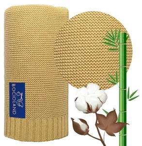 Bocioland bērnu rati BOCIOLAND BL077-KOCYK bambusa Paris Gold - bambusa audums, modelis BL077