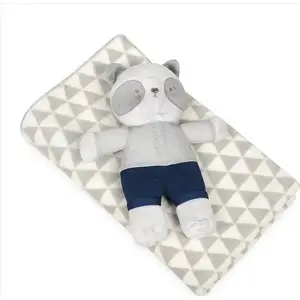 BabyMatex baby blanket 75×100 cm David with raccoon plush toy, universal