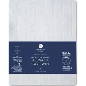 Texpol Bērnu bambusa lupatiņa 30×30 cm, 170 g/m², klasiskā balta (GAT1)