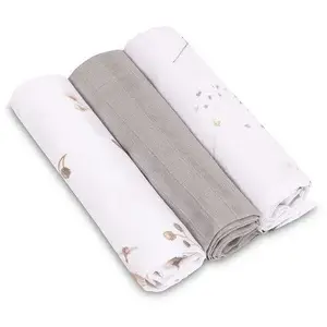 Muslīna autiņš 60×80 cm Sensillo – viegls muslīna autiņš/iekšpuse pārtinamajam paklājam