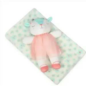 Blanket BabyMatex David with Lamb Plush 75×100 cm, universal baby blanket