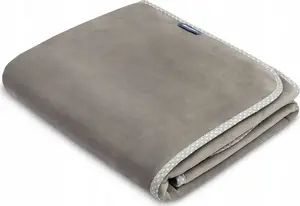 Baby blanket Sensillo KOC SZARY PLUSZ 80x100 — Sensillo, 80×100 cm plush blanket, gray