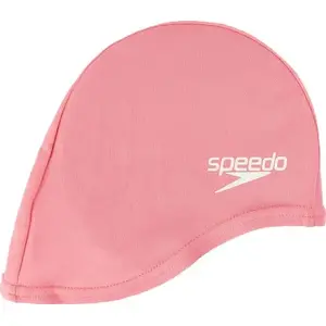 Swimming Cap Speedo Poly Cap Junior — pink — junior size