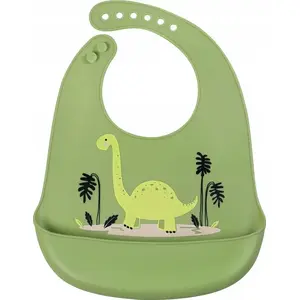 Silicone Baby Bib Simed SIMED ŚLINIAK SILIKONOWY DINOZAUR