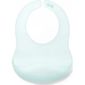 Слюнявчик силиконовый baby ono 1598/01 ультратонкий, моющийся силикон, без кармана