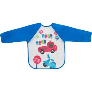 Protective Sleeved Bib No name BOC0561-ŚLINIAK RĘKAWEK STRAŻ — sleeved protective bib for arm coverage