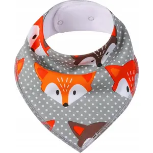 Bib Simed SIMED ŚLINIAK BAWEŁNIANY LISKI – cotton baby bib by Simed