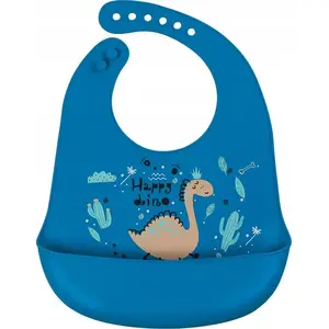 Silicone Baby Bib Simed Dinuś — Simed SIM000023, washable food-grade silicone