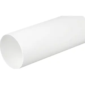 Round PVC Ventilation Duct airRoxy 100 mm diameter, 500 mm length