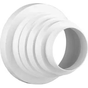 Round symmetrical reducer airRoxy 02-497 for circular ducts Ø80–Ø150 mm