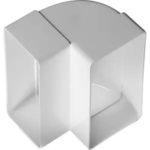 Elbow duct AWENTA KP120-25, vertical flat 60 x 120 mm