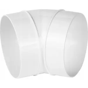 Отвод для круглого канала AWENTA KO125-23/45 45°, Ø125 мм