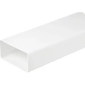 Ventilation flat duct airRoxy 110 x 55 mm, PVC, length 1000 mm