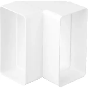 PVC 90° vertical elbow airRoxy 110/55 for ventilation ducting