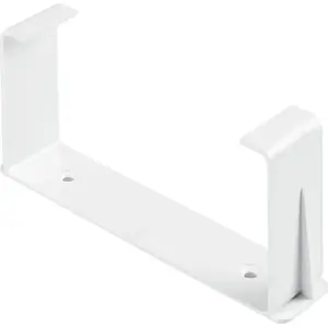 Plakana kanāla stiprinājums AWENTA KP75-28 priekš 75×150 mm taisnstūra kanāla, balts