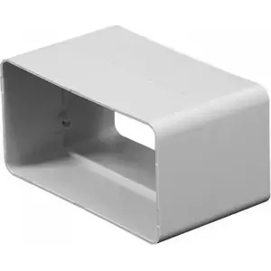 Air duct connector AWENTA KP75-21 for flat duct 75x150 mm white