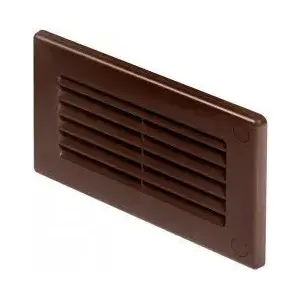 Gala uzlika plakanam ventilācijas kanālam AWENTA KP55-30BR, 55×110 mm, brūna