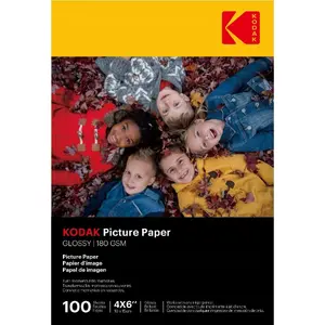 Photo Paper Kodak A6 (4x6) 10x15 cm Glossy for Inkjet Printers 100 sheets SB7670