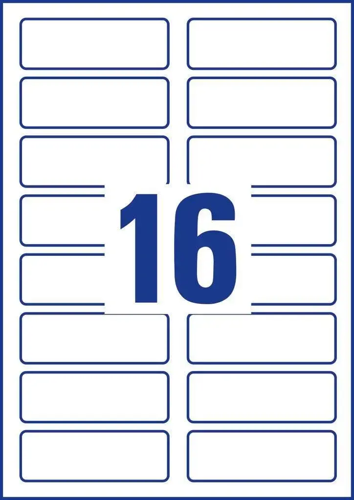 avery zweckform L4783-20 rectangular removable labels Photo 3